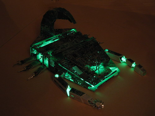 Illustration for article titled "Sting" Scorpion Casemod is Glowing With Digital Venom